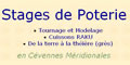 Stages de Poterie en Cévennes Stages de Poterie en Cévennes